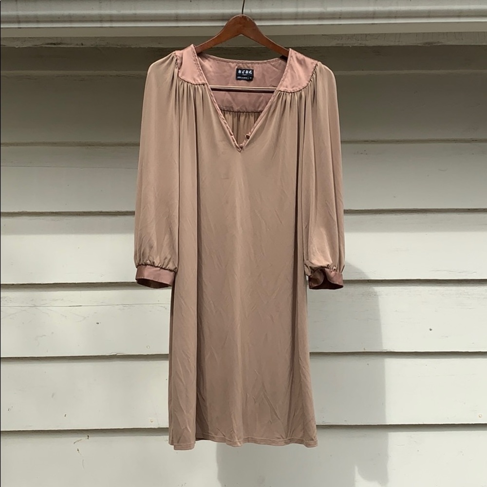 Nude BCBG Dress